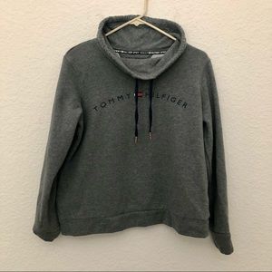 Tommy Hilfiger Sport Women’s Gray Sweatshirt Crop Top